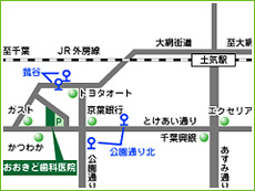 おおきど歯科医院 地図