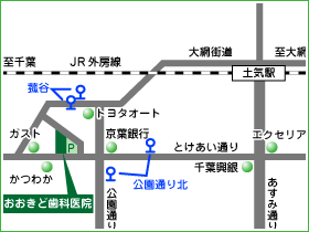 おおきど歯科医院 地図